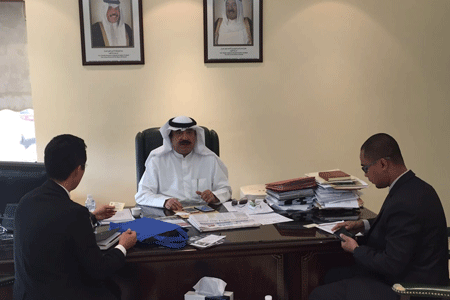 Discussion with Mr. Eng. Faisal  Al-Sadeeqi (Deputy General Manager for Landscape Sector, Public Authority for Agriculture Affairs and Fish Resources)
