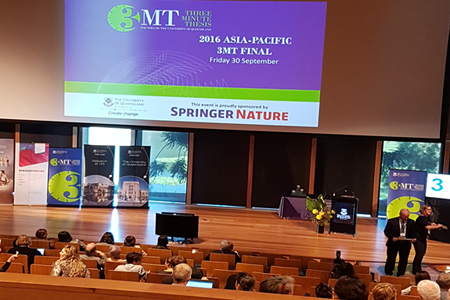 The 2016 Asia Pacific 3MT stage