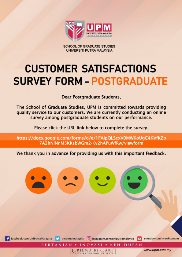 Customer Satisfaction Survey Form - Postgraduate