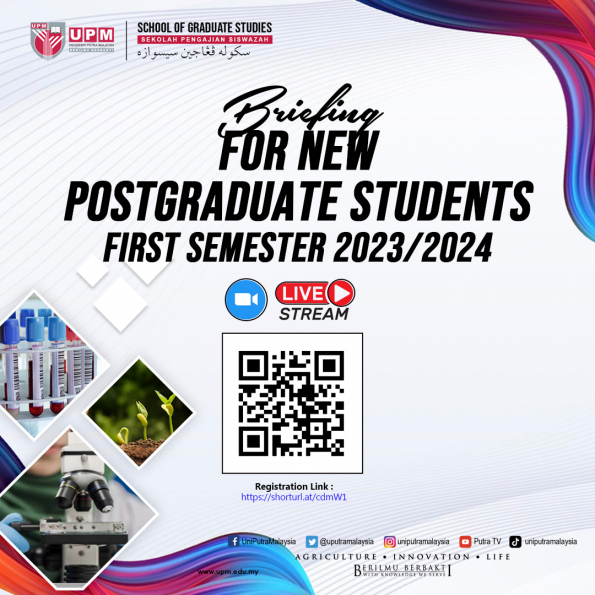 Briefing for New Postgraduate Students First Semester 2023/2024