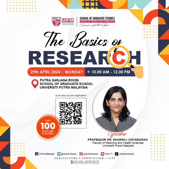 Putra Sarjana Seminar : The Basics of Research