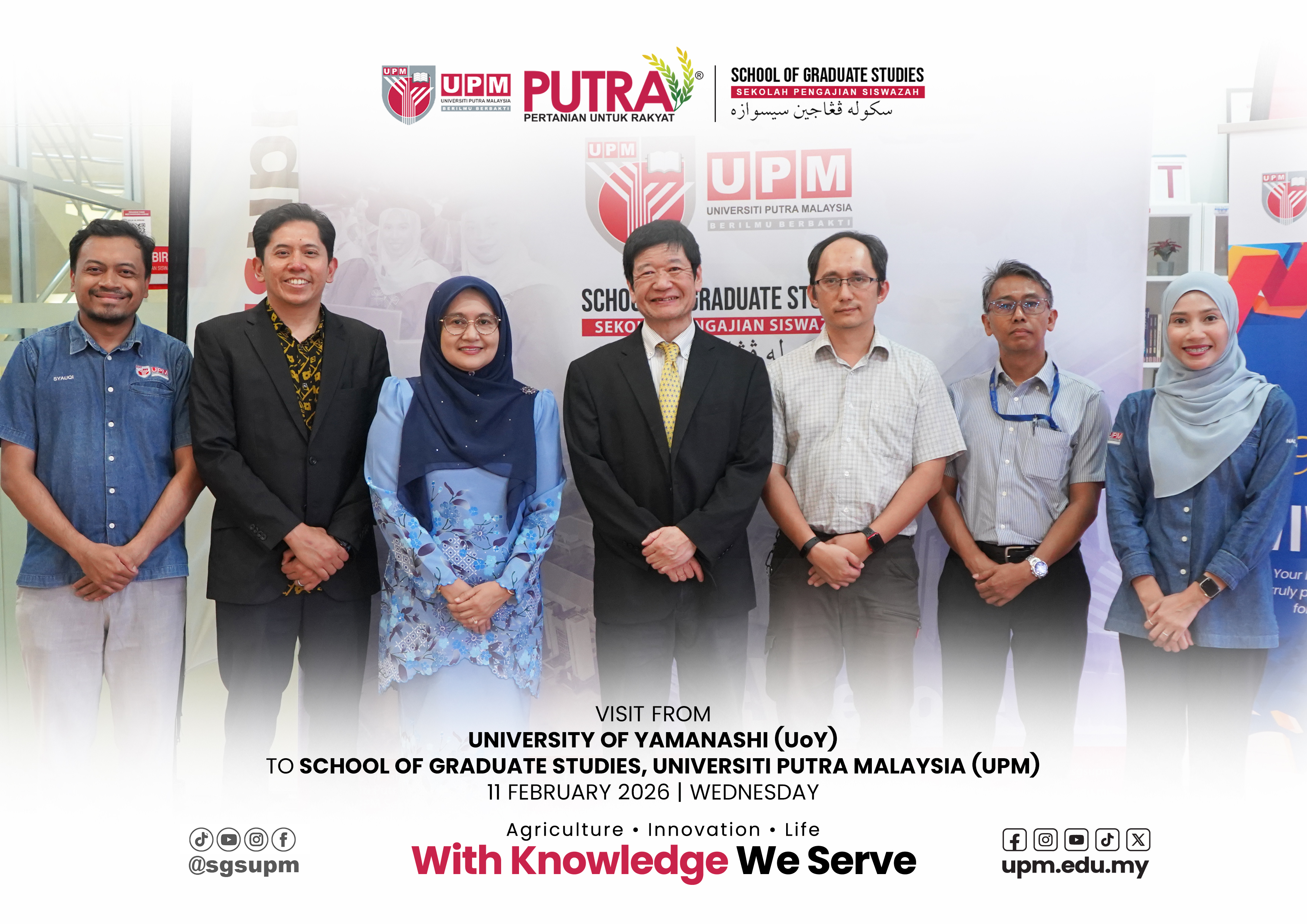Benchmarking Visit from University of Yamanashi (UoY), Japan to Universiti Putra Malaysia (UPM)