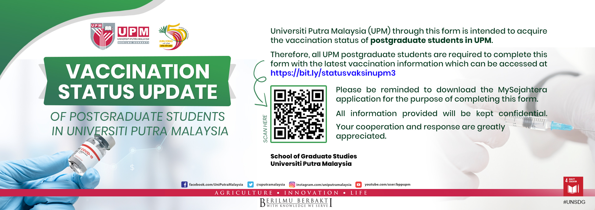 Vaccination Status Update