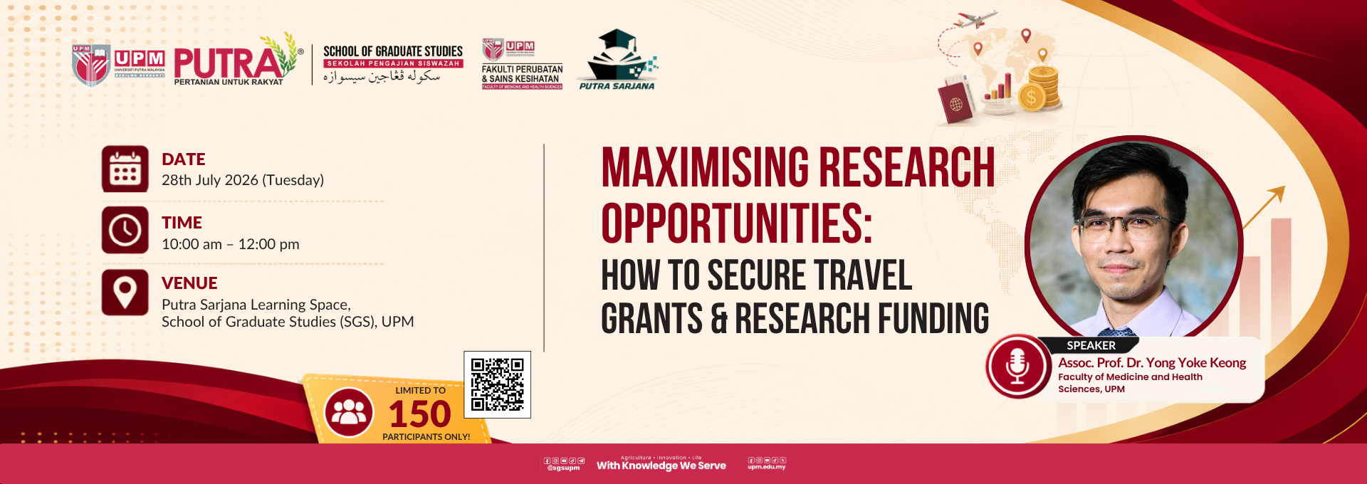 2026 Seminar Putra Sarjana Maximising Research Opportunities: How to Secure Travel Grants & Research Funding